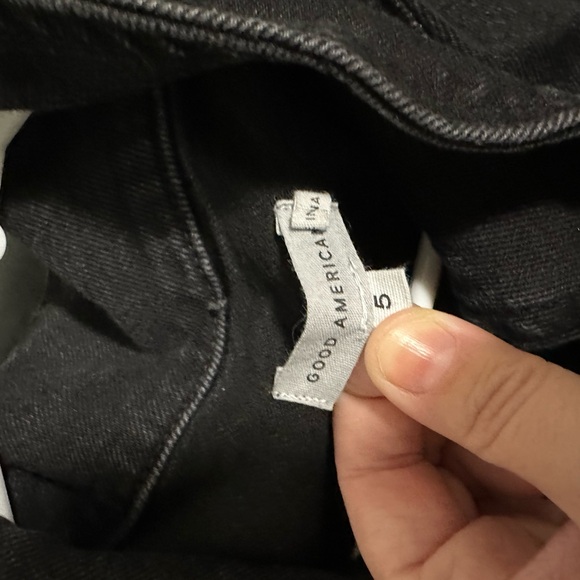 Good American fit for success bootcut jumpsuit size 5 in black - Picture 5 of 5